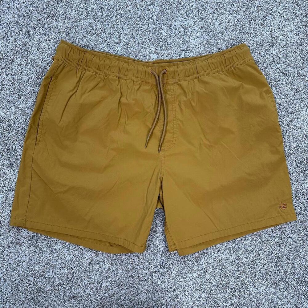 Brixton Shorts Men L Board Brown Swim Boat Prep Fish Beach‎ Vacation Pockets
